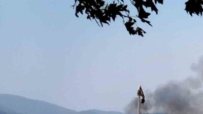 Muğla’daki sazlık yangını söndürüldü