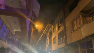 Alaşehir’de korkutan yangın