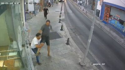 Bodrum’da kuaför ile baklavacı birbirine girdi