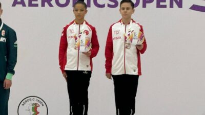 Manisalı cimnastikçiler Bulgaristan’dan altın madalya ile döndü