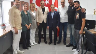 Olimpiyat Şampiyonu Hüseyin Özkan’dan Yunusemre’ye ziyaret