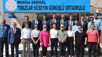 Manisa Milli Eğitim Müdürü Sarıgöl’de incelemede bulundu
