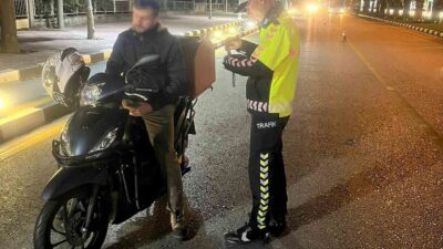 Manisa’da motosiklet sürücülerine ceza yağdı