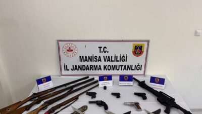Akhisar’da silah kaçakçılığı operasyonu