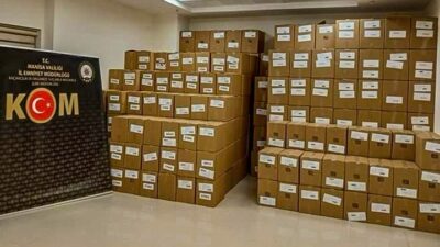 Araçlarında dolu ve boş makaronlarla yakalandılar