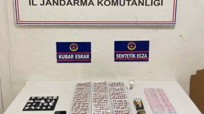 İşyerinde uyuşturucu maddelerle yakalandı