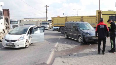 Turgutlu’da trafik kazası: 1 yaralı