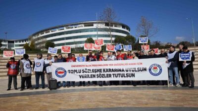 Üniversite idari personeli yer değişikliği hakkı istiyor