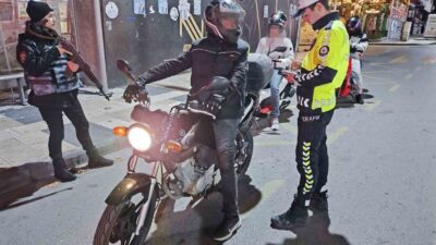 Manisa’da 59 motosiklet trafikten men edildi