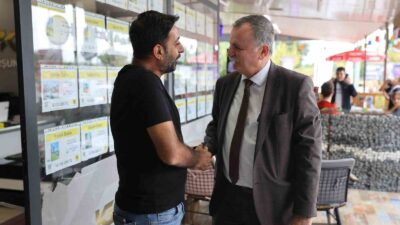 Başkan esnafla buluştu, talepleri dinledi