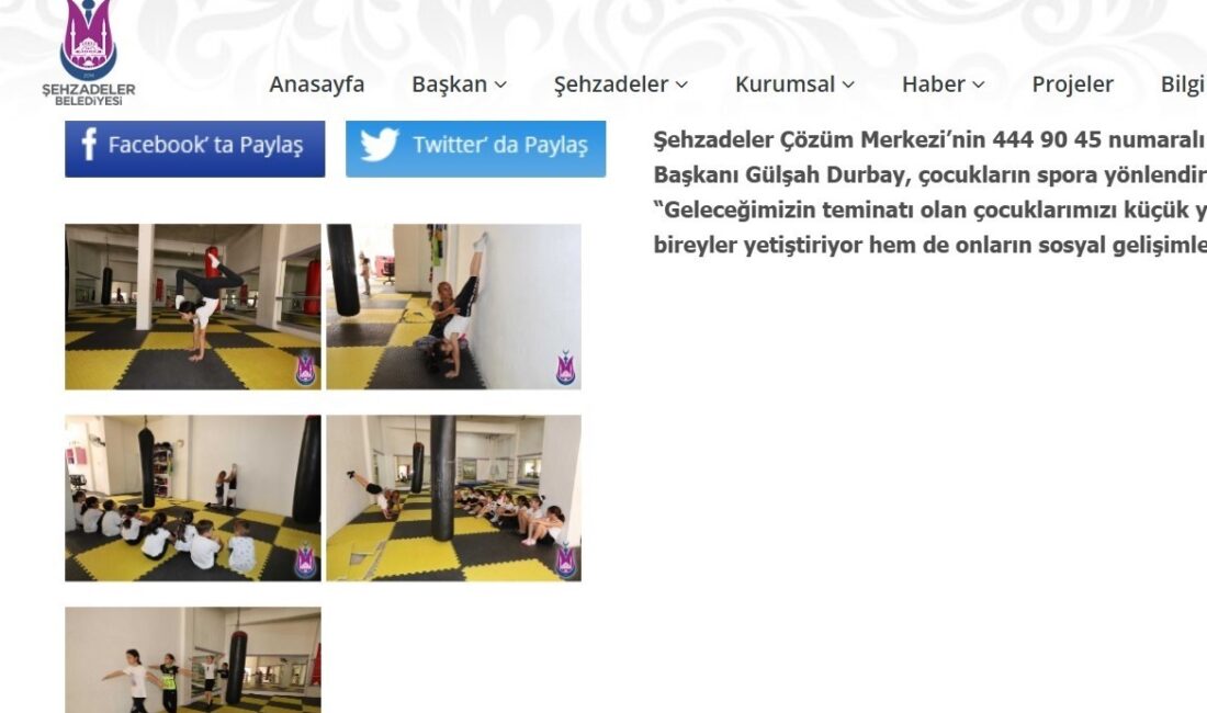 Belediyenin izinsiz kullandığı fotoğraflara tepki Manisa’da uzun yıllardır cimnastik