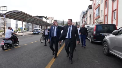 Manisa Soma’ya Başkan Dutlulu’dan asfalt sonrası ziyaret