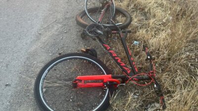 Manisa’da kamyonetin çarptığı bisikletli öldü