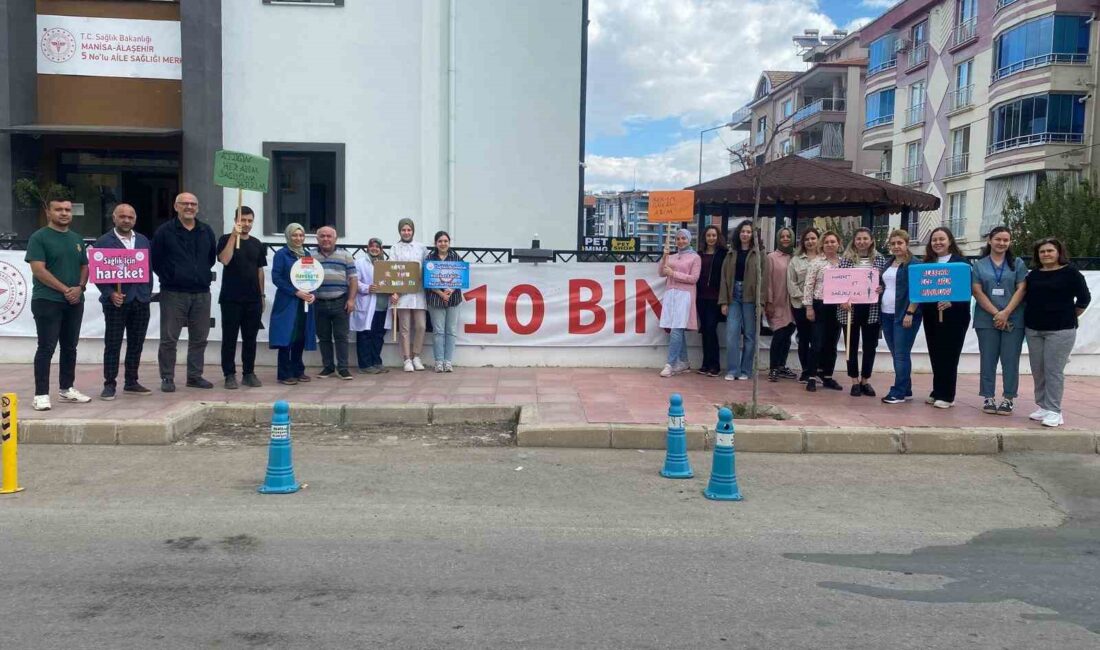 Alaşehir’de ’Dünya Yürüyüş Günü’ etkinliği Manisa’nın Alaşehir ilçesinde İlçe