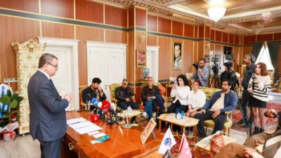 Başkan Balaban aylık çalışmalarını anlattı