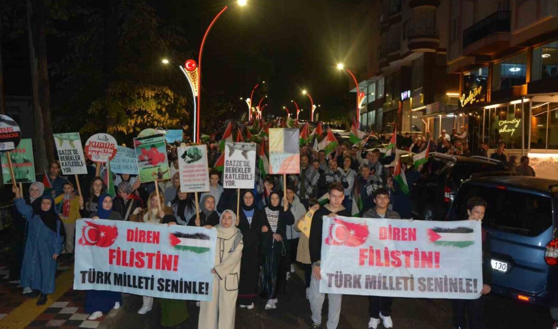 Manisa’nın Demirci ilçesinde İsrail’in