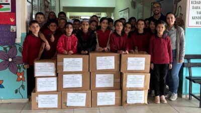 Ozanca’da ortaokulu öğrencilerinden gönüllere dokunan yardım eli