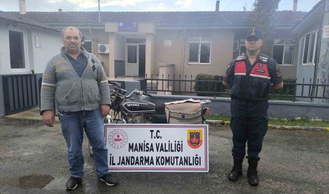Salihli’de plakasız motosiklet çalıntı çıktı Manisa’nın Salihli ilçesinde park