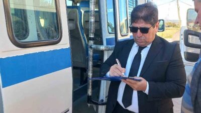 Selendi’de okul servisleri sıkı denetimden geçti