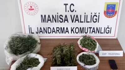 Manisa jandarmasından uyuşturucu operasyonu: 3 tutuklama