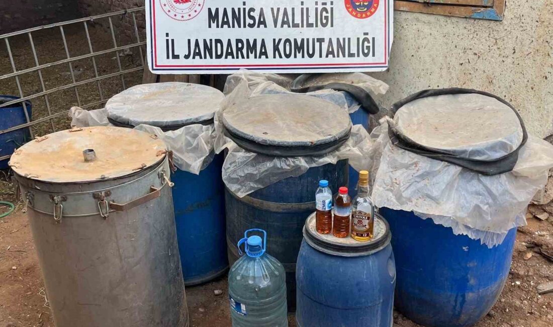 Manisa’da 82 litre sahte içki ele geçirildi