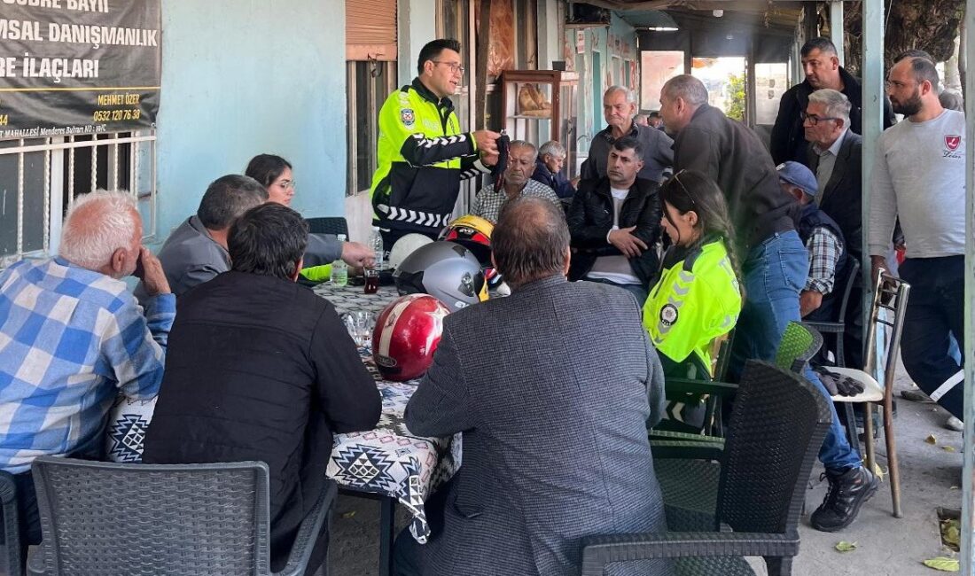 Manisa’nın Salihli ilçesinde, trafik