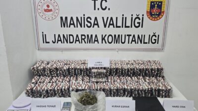 Turgutlu’da jandarmadan zehir tacirine baskın
