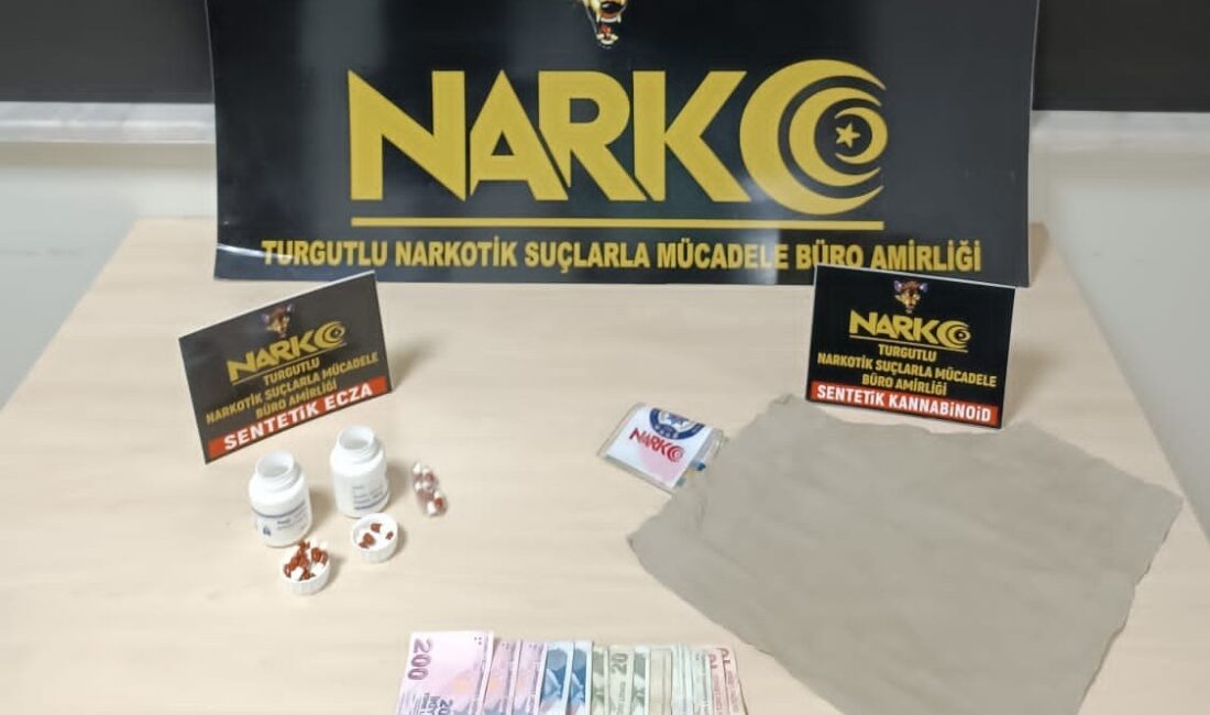 Manisa’nın Turgutlu ilçesinde uyuşturucu