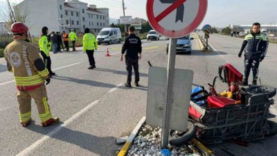 Manisa’nın Akhisar ilçesinde, 3 tekerlekli