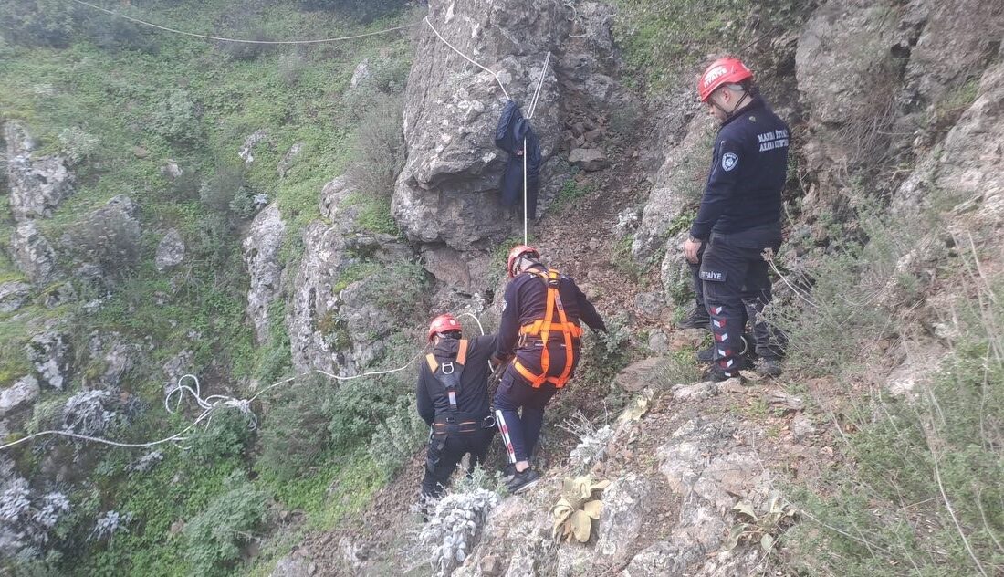 Manisa’nın Yunusemre ilçesinde dağlık