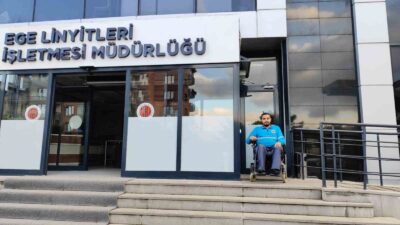 Tekerlekli sandalye kullanan Mustafa Çakmak’ın