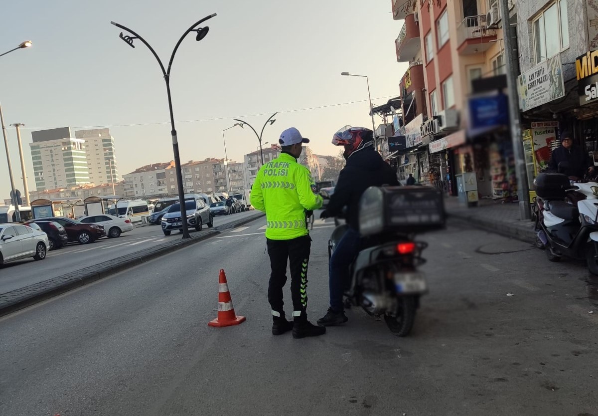Motosiklet denetiminde 2,2 milyon liralık ceza