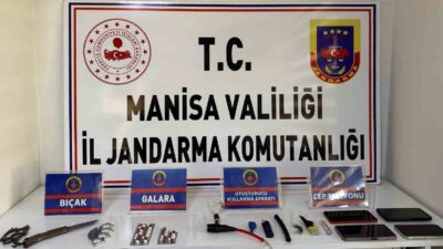 Manisa’nın Salihli ilçesinde jandarma ekipleri