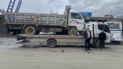 Alaşehir’de J plakalı ticari araç