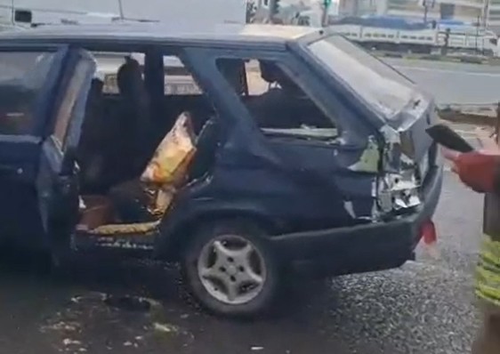 Manisa’nın Turgutlu ilçesinde, yolcu