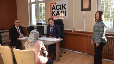 Manisa’nın Salihli ilçesinde vatandaşlarla buluşan