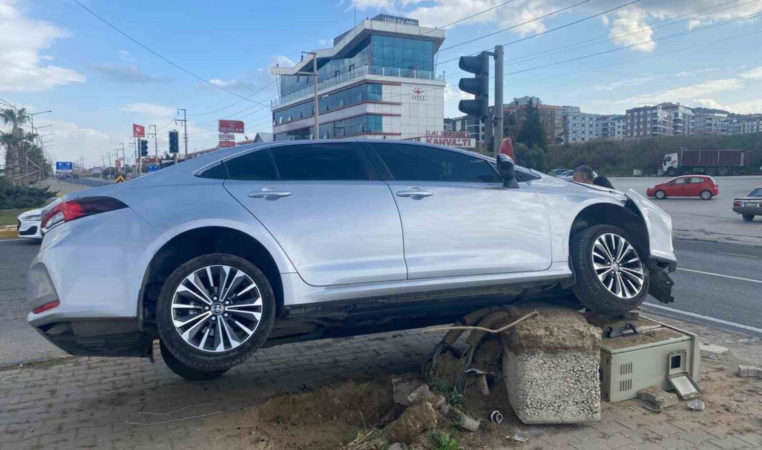Manisa’nın Turgutlu ilçesinde sürücüsünün