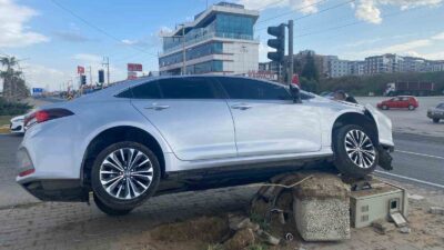 Manisa’nın Turgutlu ilçesinde sürücüsünün kontrolünden