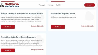 Manisa Büyükşehir Belediyesi ile Manisa