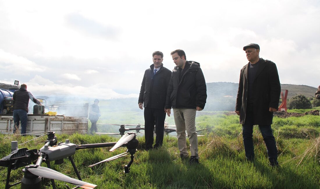 Manisa’nın Kula ilçesinde başlatılan dron