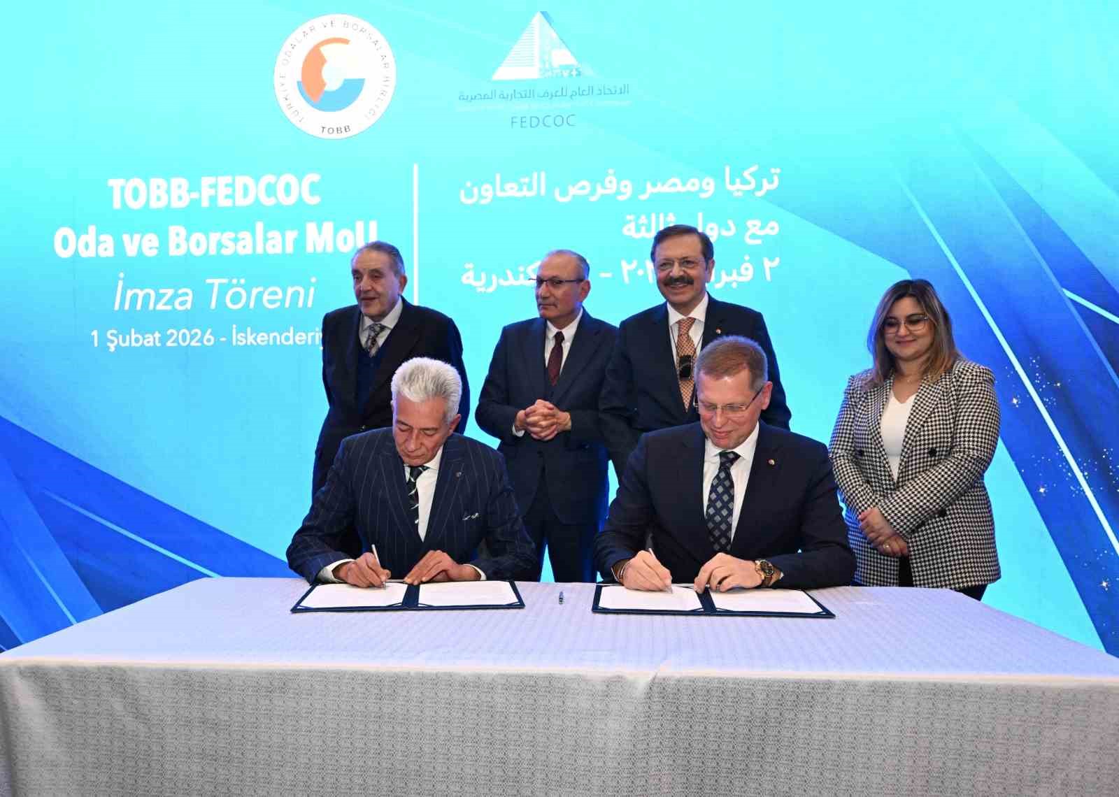 Manisa Ticaret Borsası’ndan Türkiye-Mısır ticaretine güçlü katkı