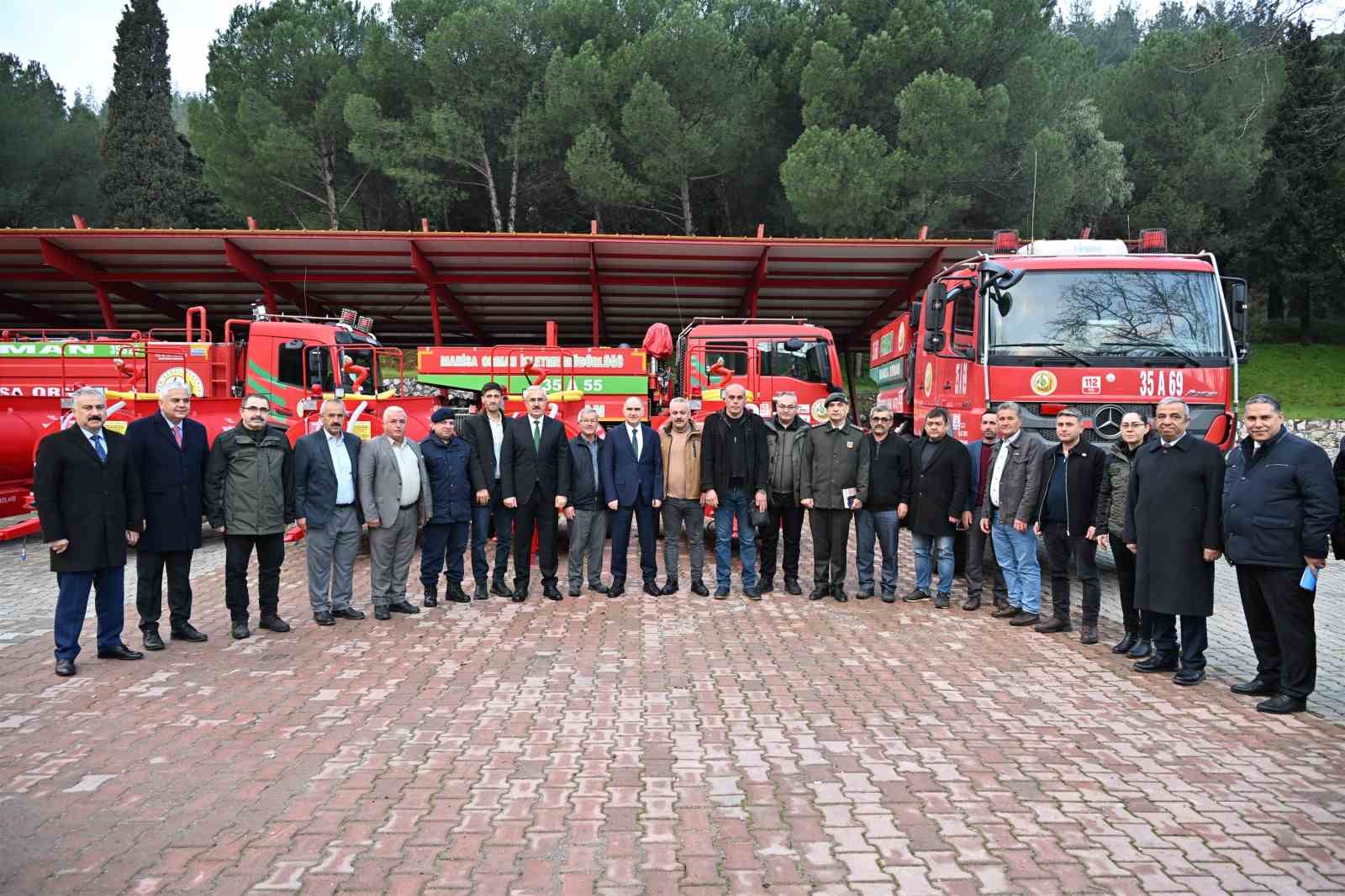 Manisa’da orman yangınlarına karşı tedbirler güçlendiriliyor