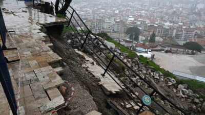 Manisa’da etkili olan yoğun yağışlara