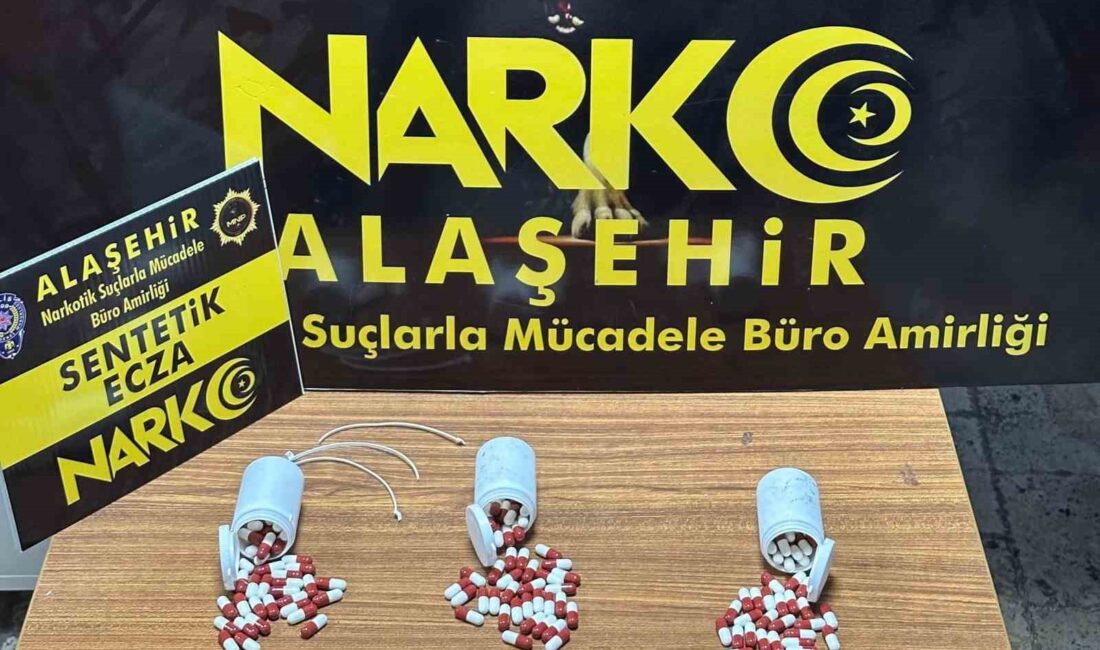 Manisa’nın Alaşehir ilçesinde polis ekiplerinin