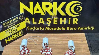 Manisa’nın Alaşehir ilçesinde polis ekiplerinin
