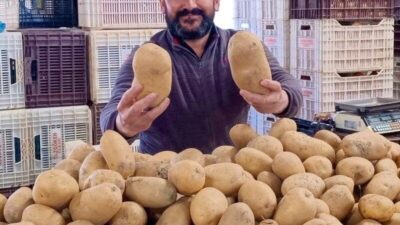 Manisa’nın Sarıgöl ilçesinde cuma pazarında