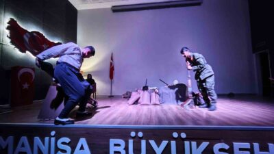 Manisa’nın Sarıgöl ilçesinde, İstiklal Marşı’nın