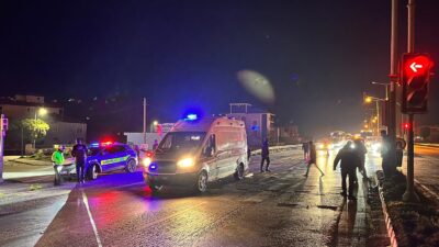 Manisa’nın Kula ilçesinde D300 Karayolu