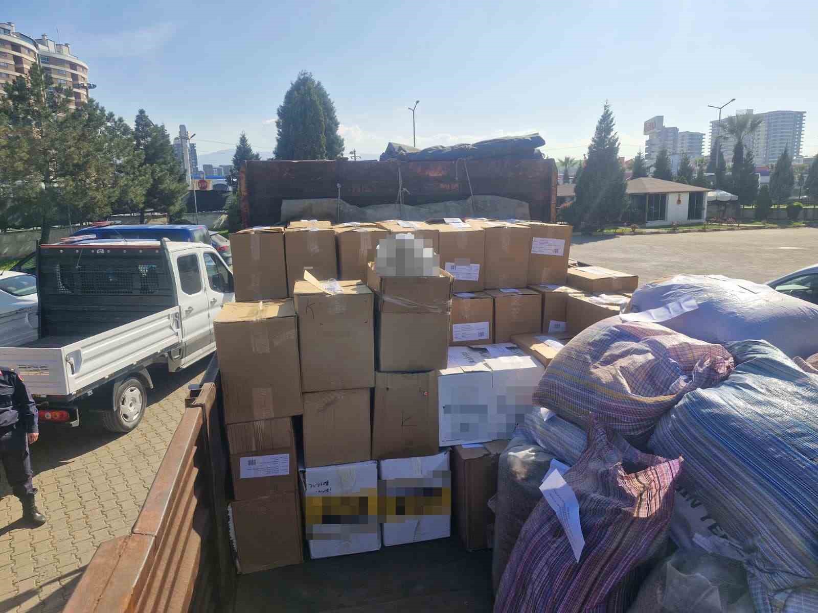 Manisa’da mart ayında tonlarca kaçak ürün ele geçirildi