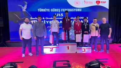 Yunusemre Belediyespor’un başarılı güreşçisi Hakim